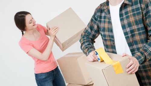 Professional movers assisting with relocation in Chiswick