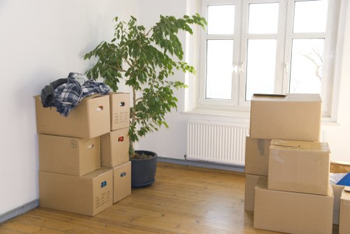 Efficient unpacking services at new home