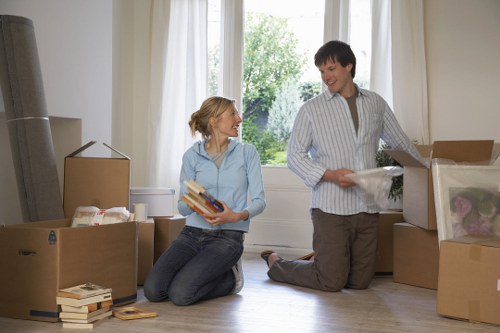 Happy customers after a successful move
